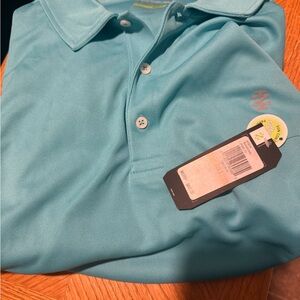 Izod Turquoise Polo Shirt